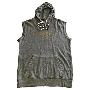War Fit Men's XL Pullover Sleeveless Hoodie